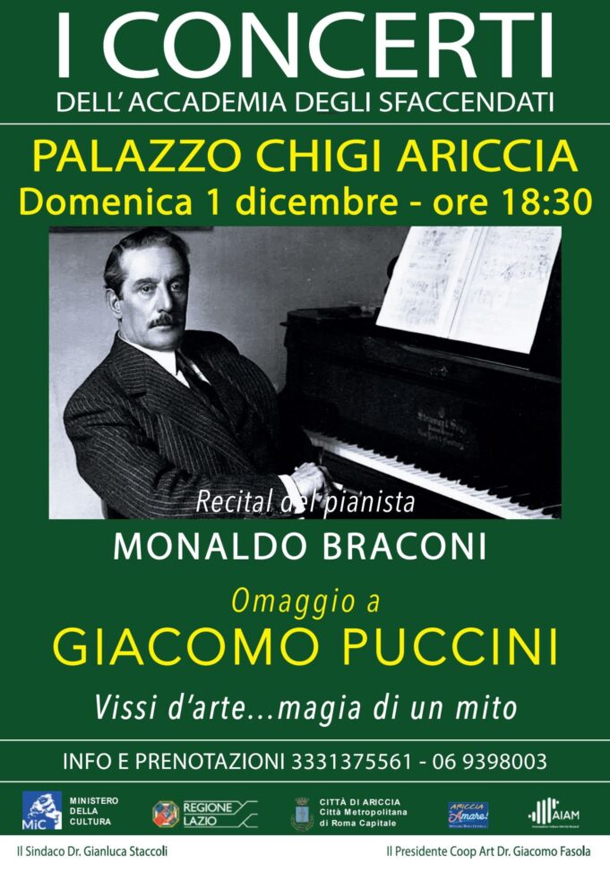 ariccia le più belle melodie puccini