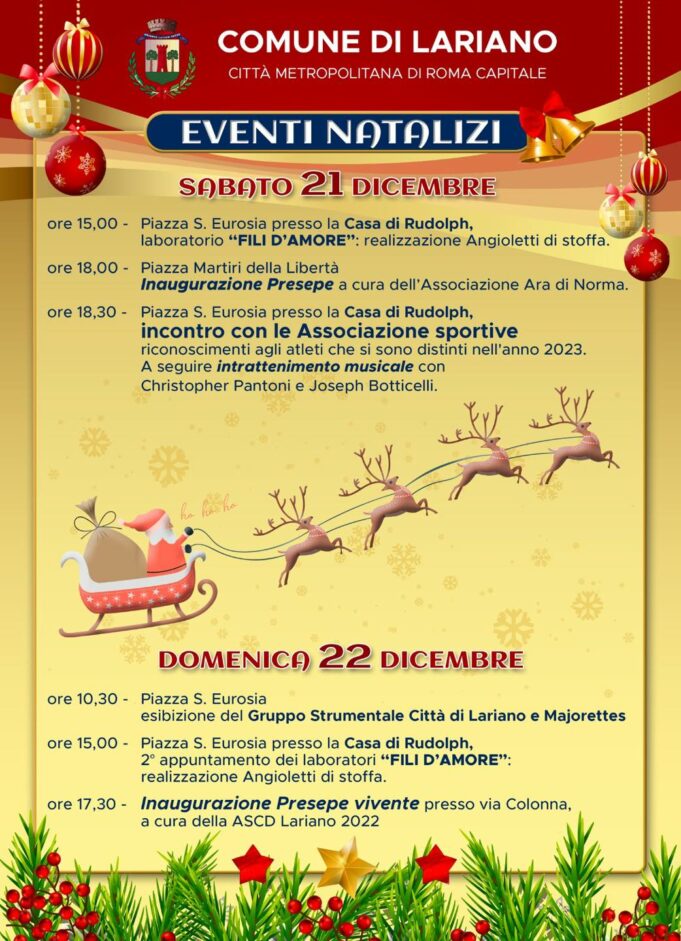 Lariano eventi