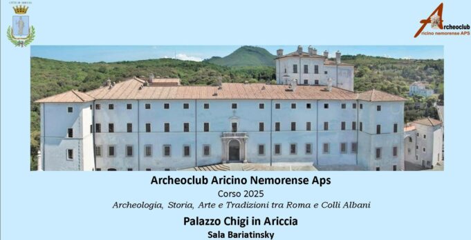 Locandina Corso Archeoclub 2025