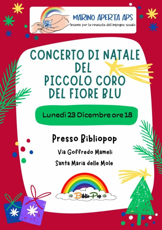 marino concerto di natale piccolo coro del fiore blu bibliopop