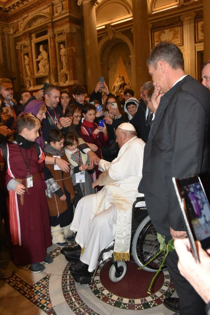 roma associazione amici per caso presente al presepe di santa maria maggiore