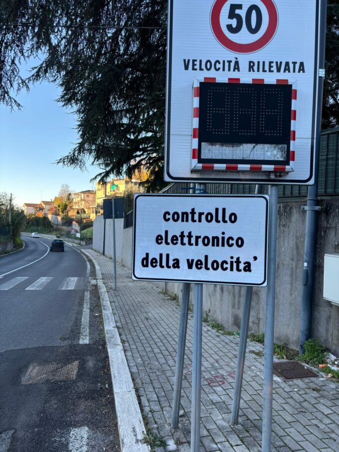 velletri autovelox su diverse strade della città