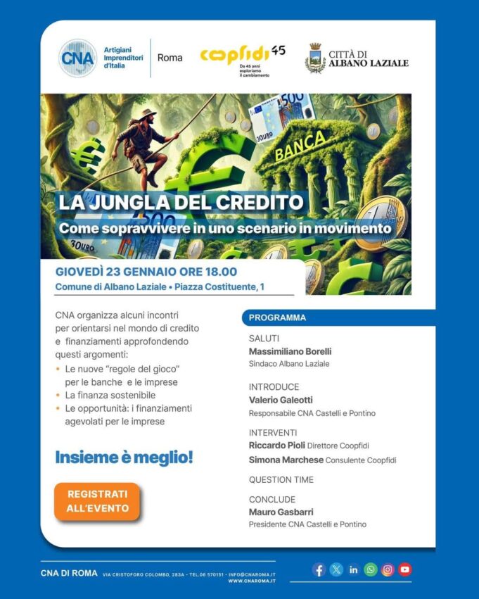 Albano Laziale seminario sul credito