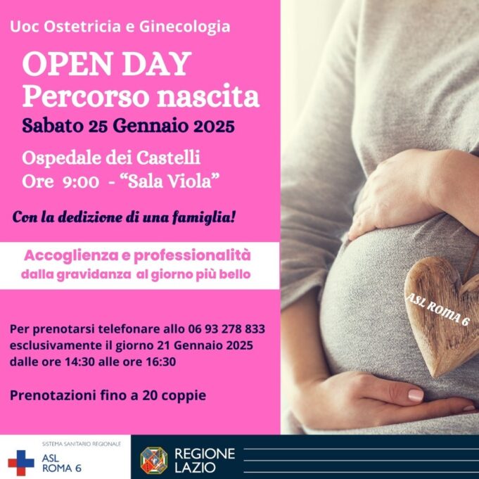 asl roma 6 open day percorso nascite