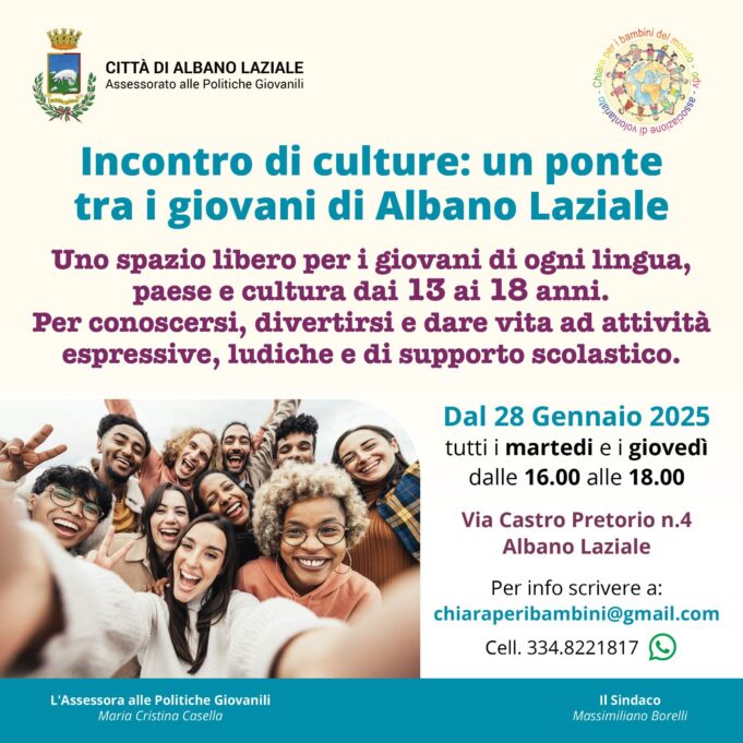 albano laziale incontro di culture