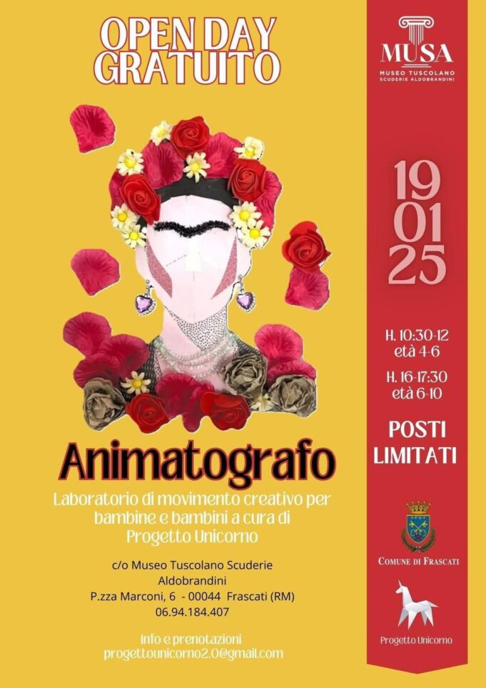 frascati open day animatografo