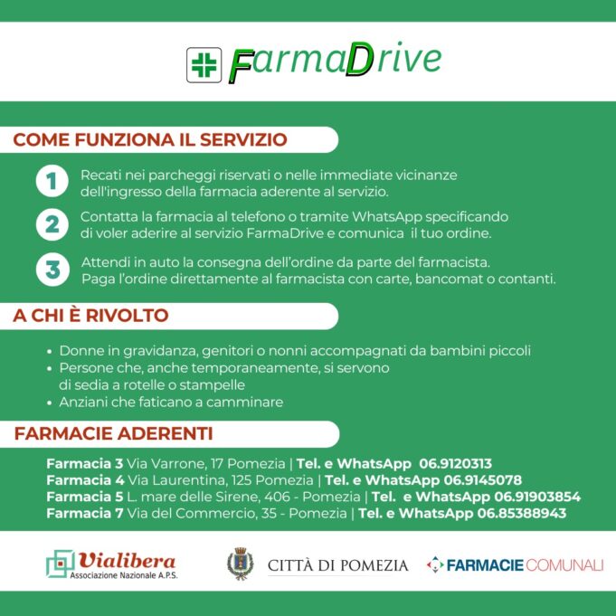 pomezia servizio "farmadrive"