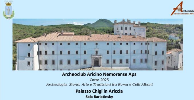 Logo Locandina Corso Archeoclub 2025