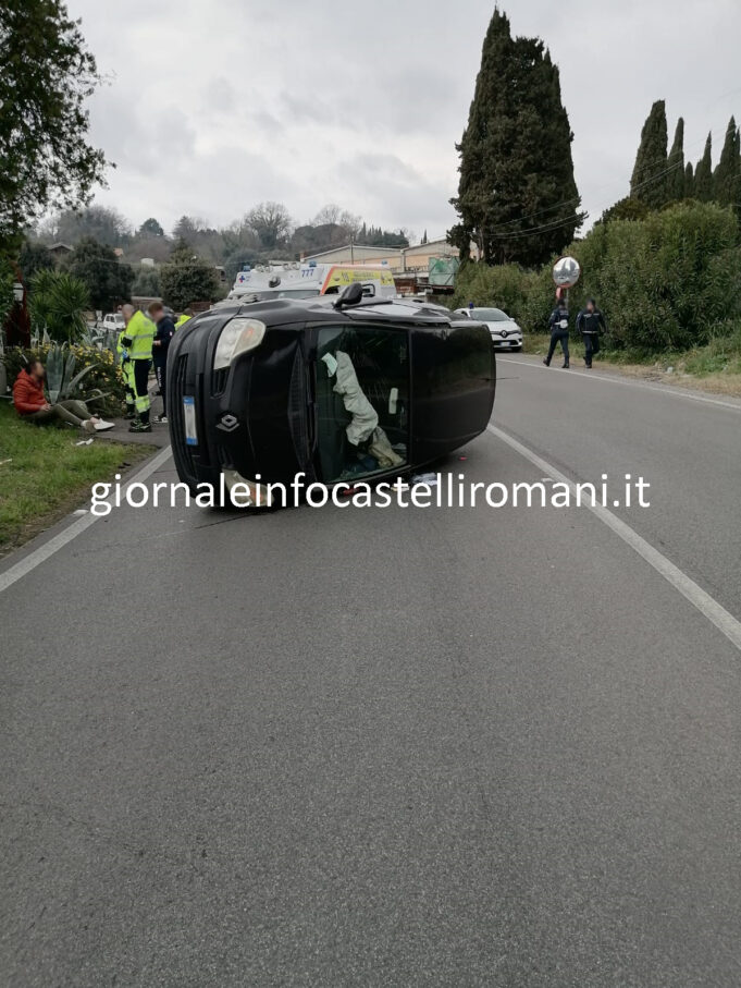 incidente appia vecchia