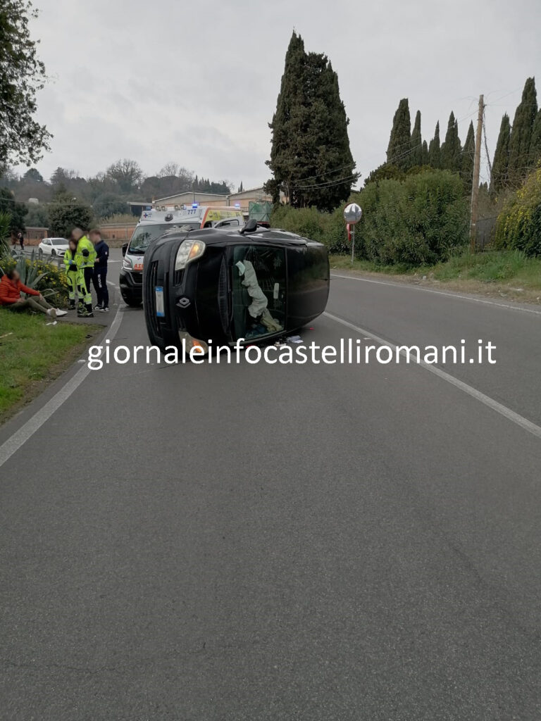 incidente appia vecchia