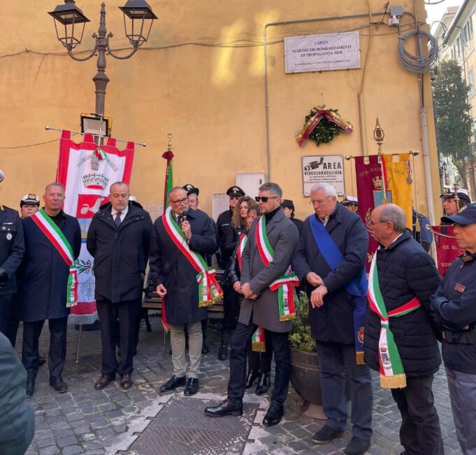 albano castel gandolfo ricordano e commemorano morti del bombardamento