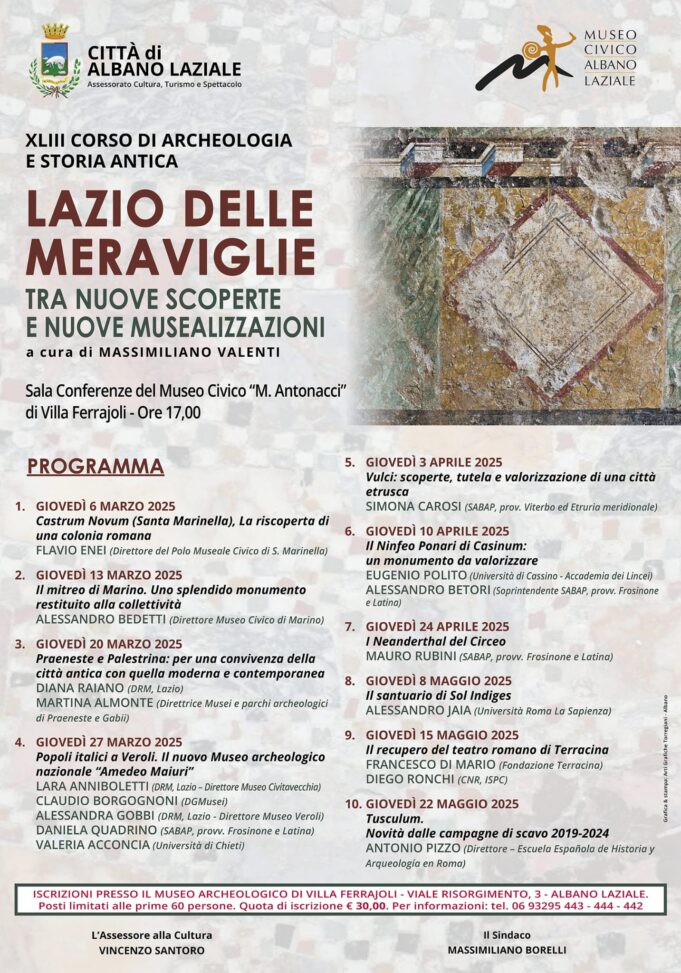 albano corso archeologia