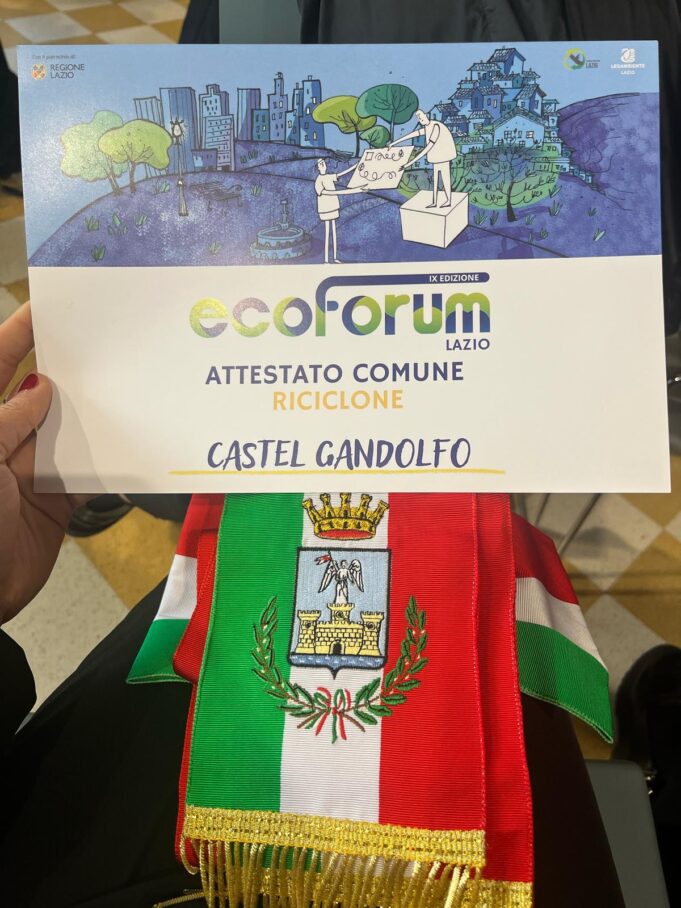 castel gandolfo premio comune riciclone