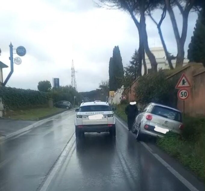 forte temporale causa incidente tra ariccia e genzano