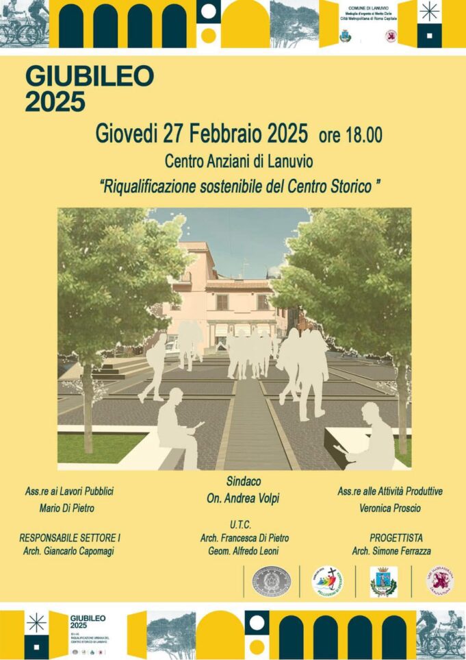 lanuvio presentazione progetto riqualificazione borgo