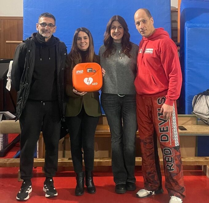 monte compatri consegnato defibrillatore