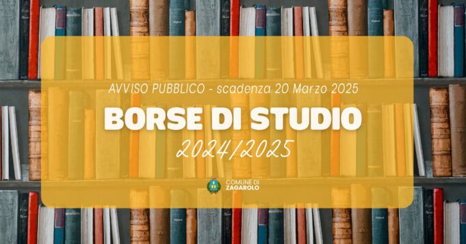 zagarolo borse di studio 2024/2025