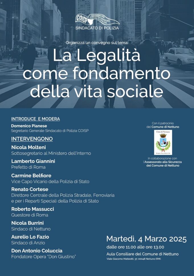 nettuno convegno legalità